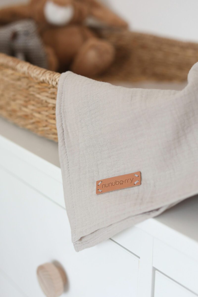 Muslin Blanket Nunuberry Oyster