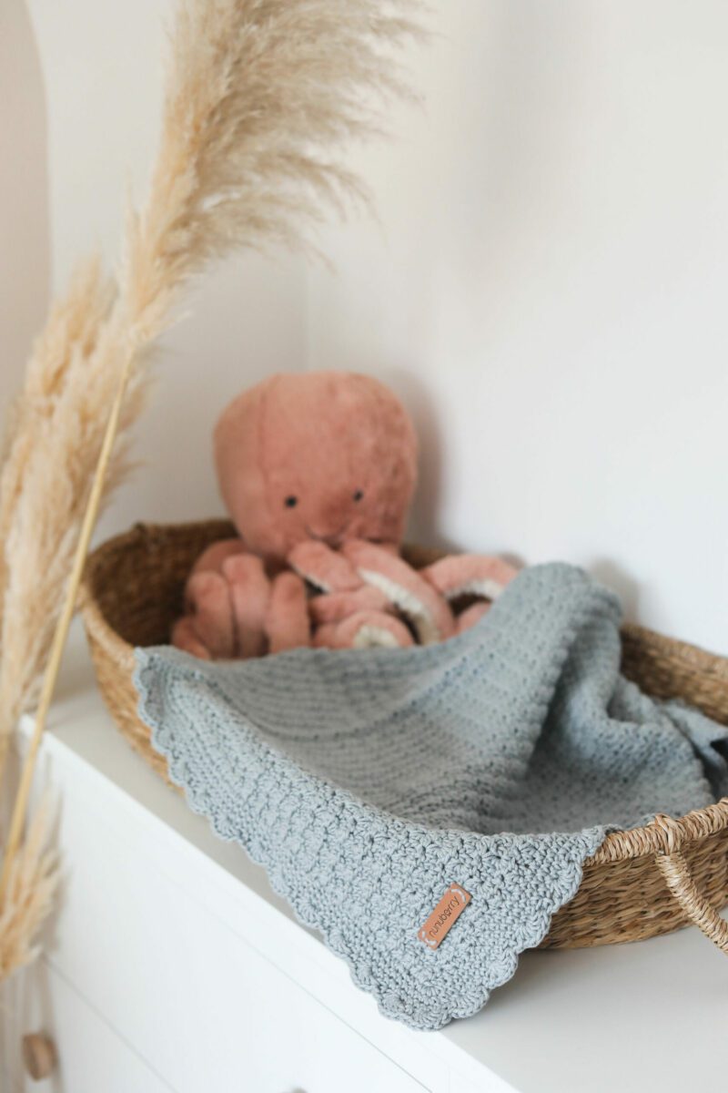 Nunuberry Muslin Blankets | Baby Blankets | Crochet Blankets | New Baby Gift | Baby shower Gift