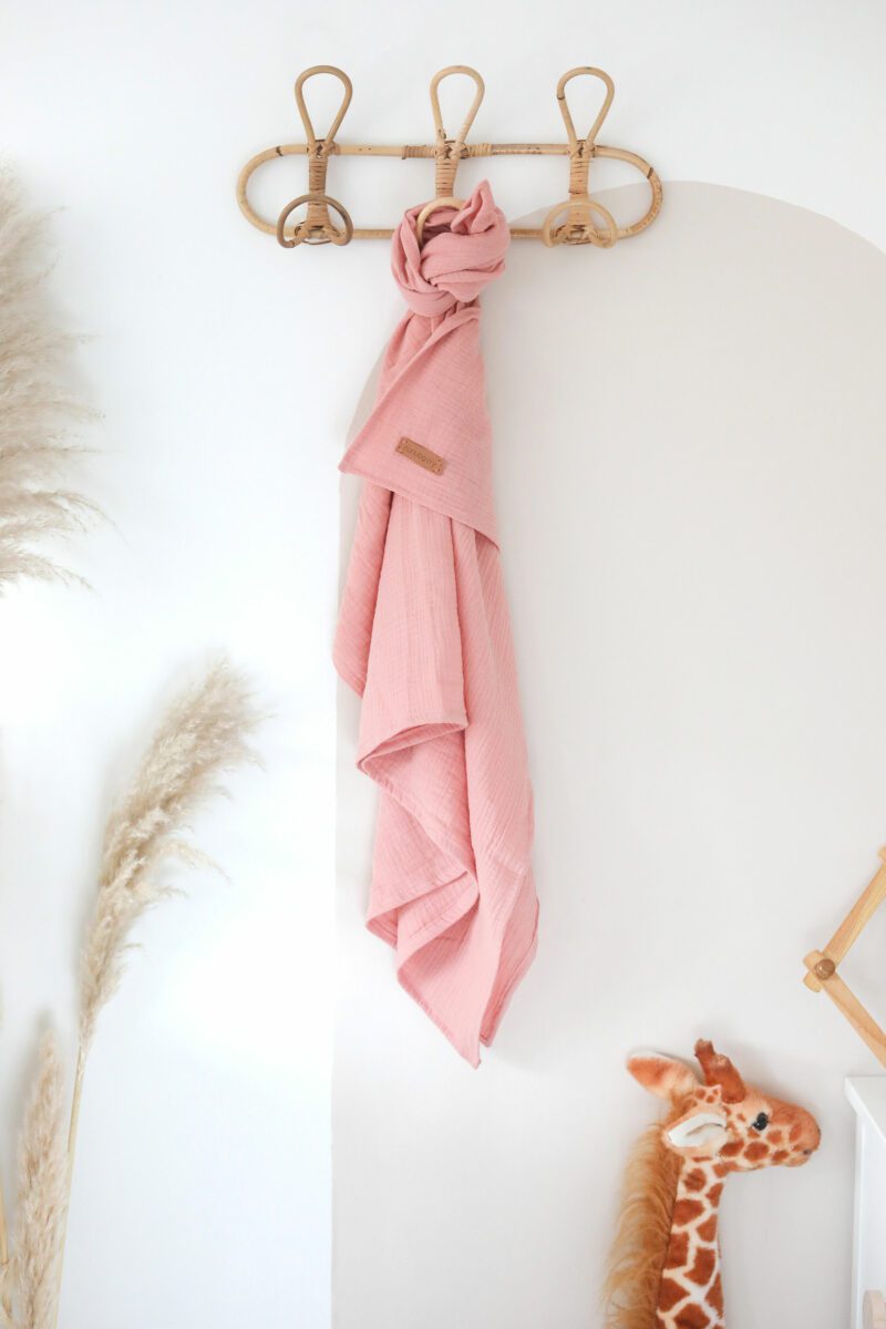 Muslin Blankets Nunuberry Dusty Pink