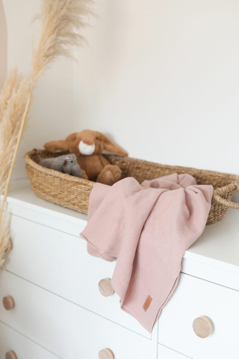 Muslin Blanket Nunuberry Rose