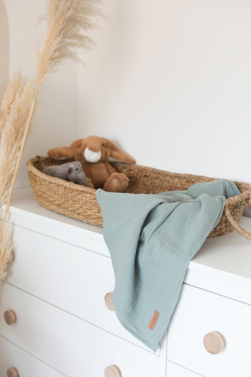 Muslin Blanket Nunuberry Sage