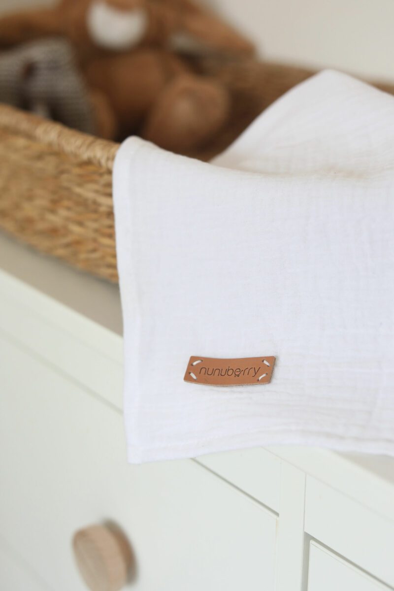 Muslin Blanket Nunuberry White