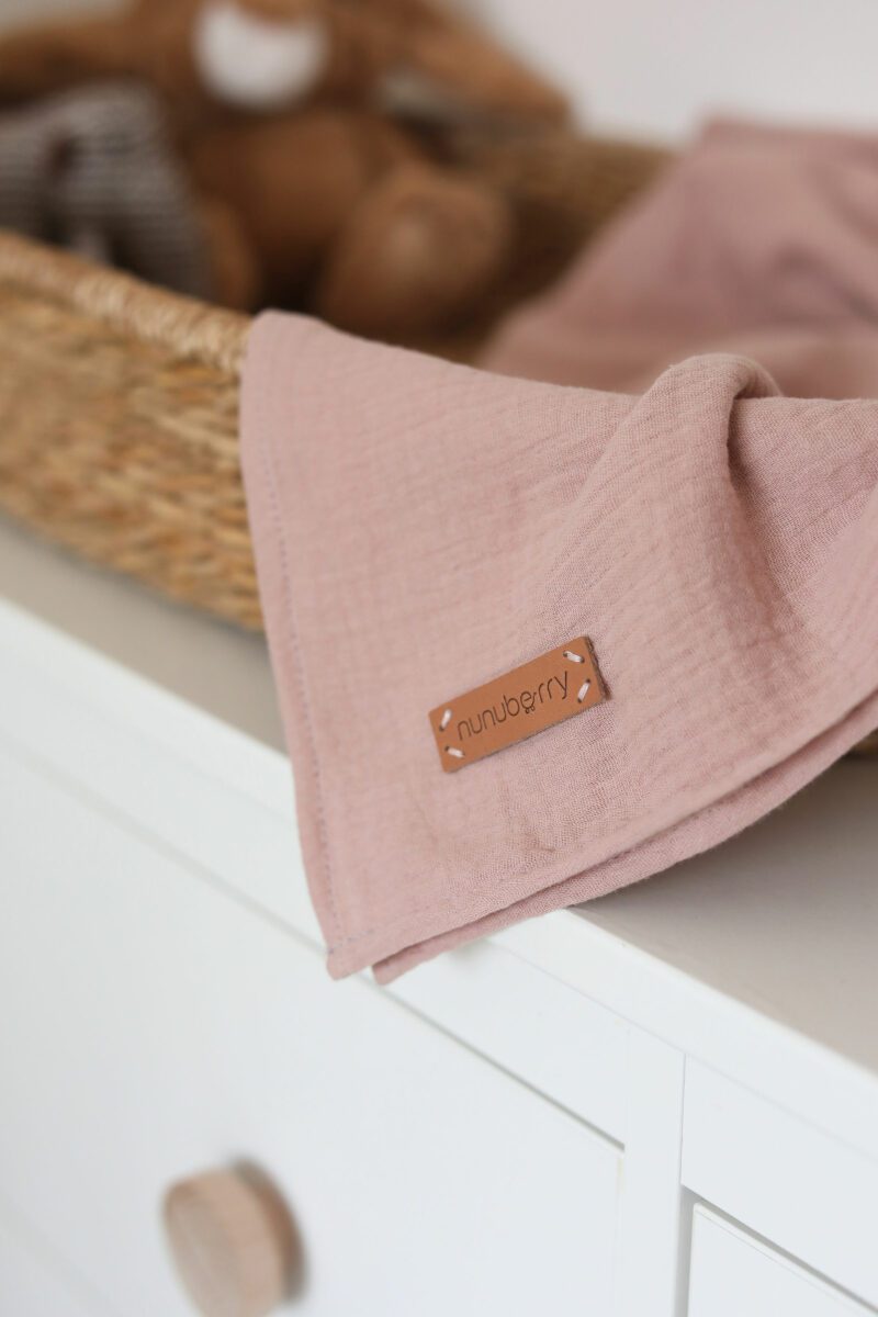 Muslin Blanket Nunuberry Rose